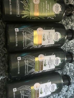 Lot of 4 Herbal Essences Aloe & Hemp Shampoo